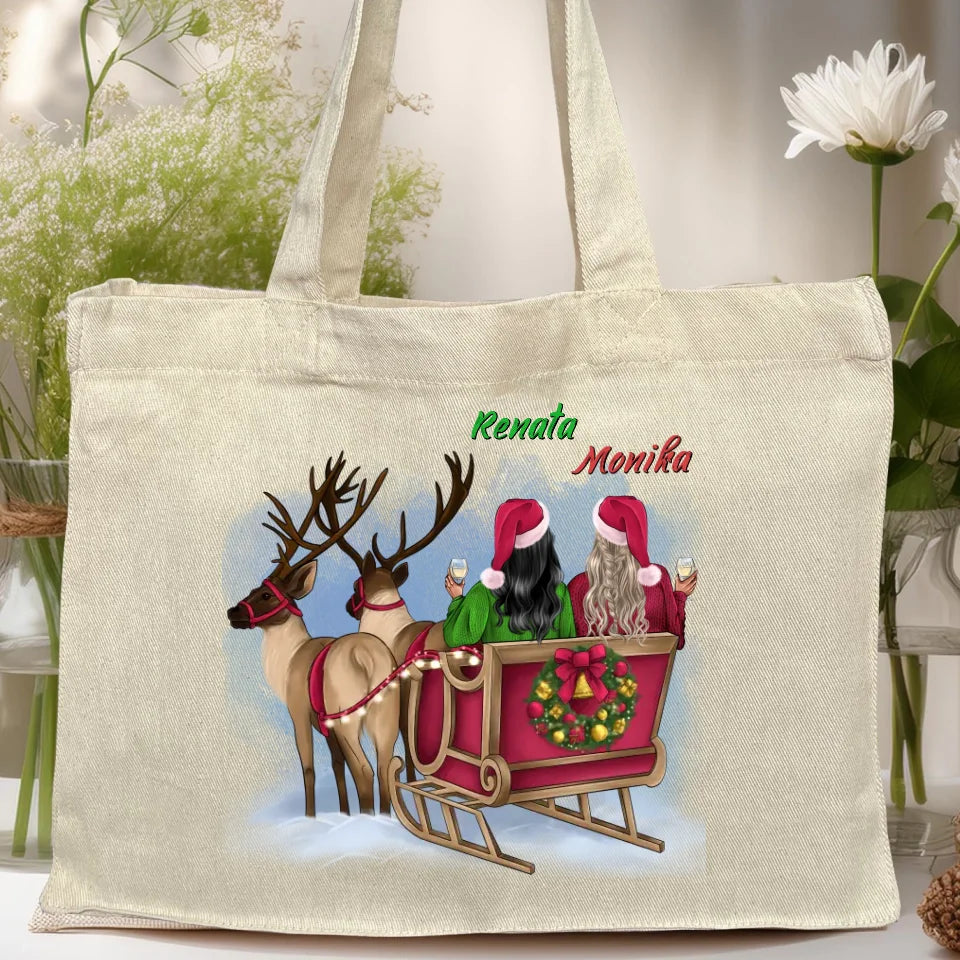 Torba personalizowana świąteczna dla przyjaciółek #125