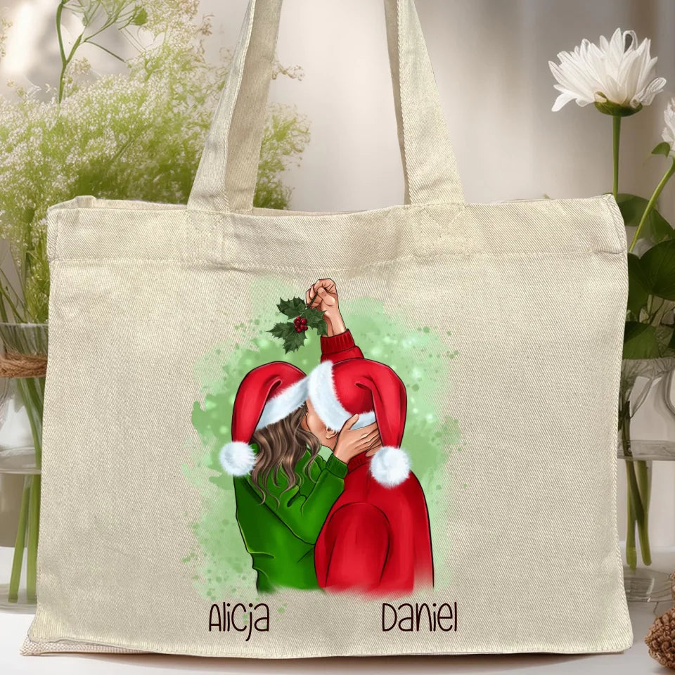 Torba personalizowana świąteczna dla par #52