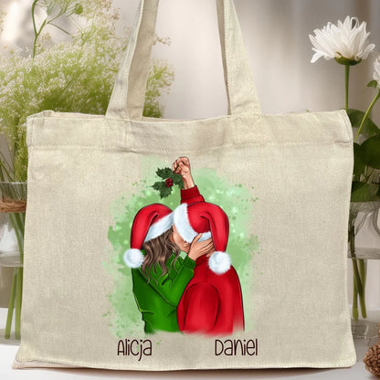 Torba personalizowana świąteczna dla par #52