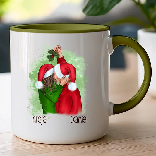 Kubek personalizowany świąteczny dla par #52
