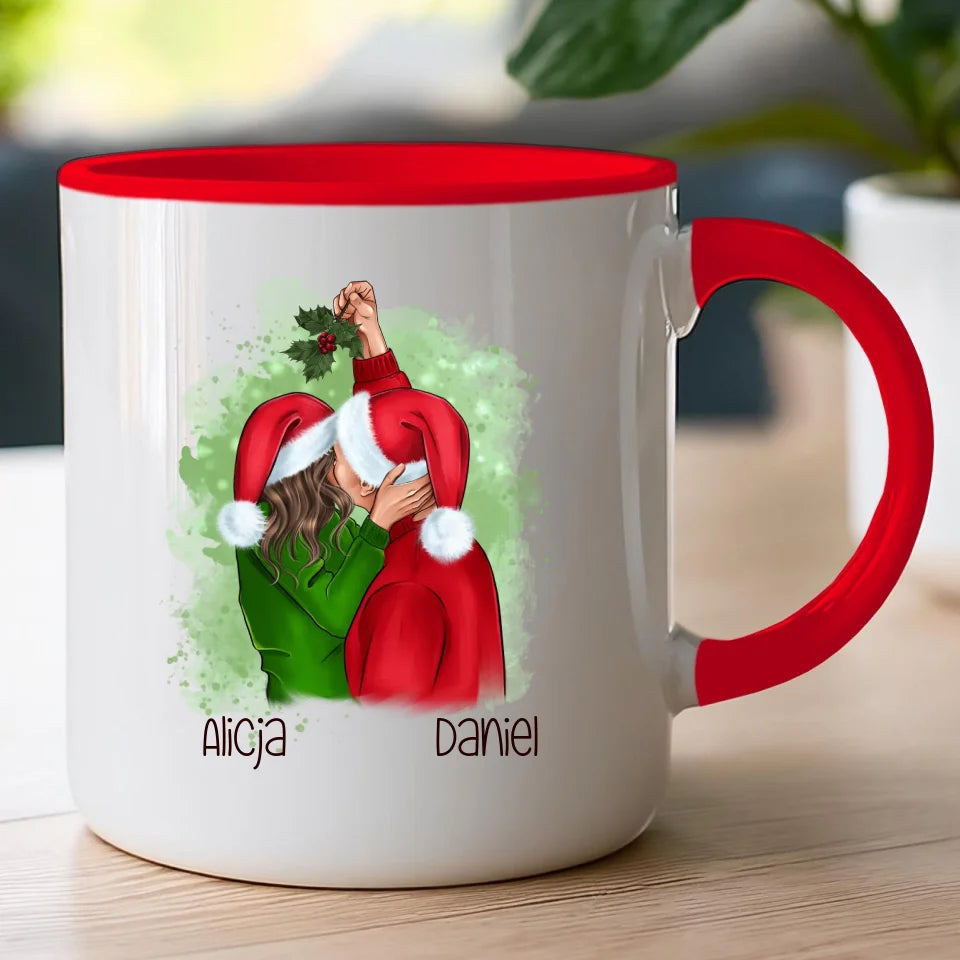 Kubek personalizowany świąteczny dla par #52