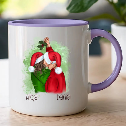 Kubek personalizowany świąteczny dla par #52