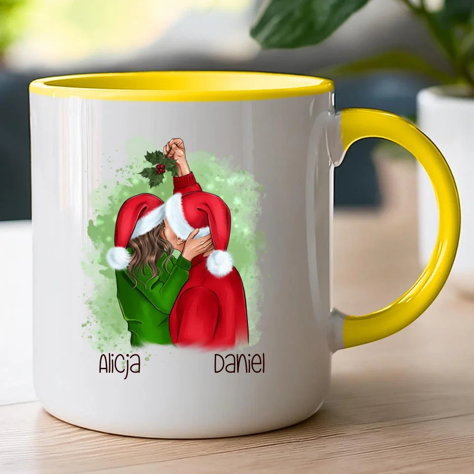 Kubek personalizowany świąteczny dla par #52