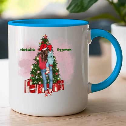 Kubek personalizowany świąteczny dla mamy #301