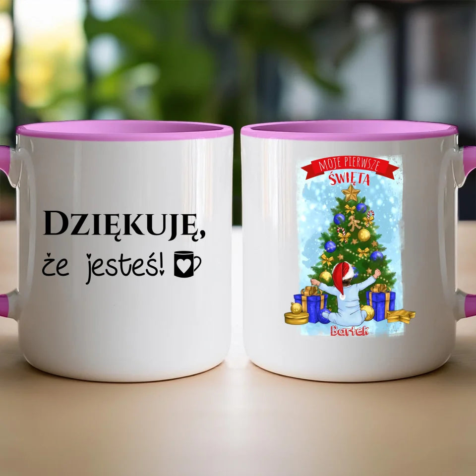 Personalizowany kubek dla Dziecka "Moje pierwsze święta"