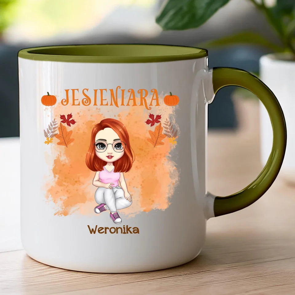 Personalizowany kubek dla Dziewczyny "Jesieniara"