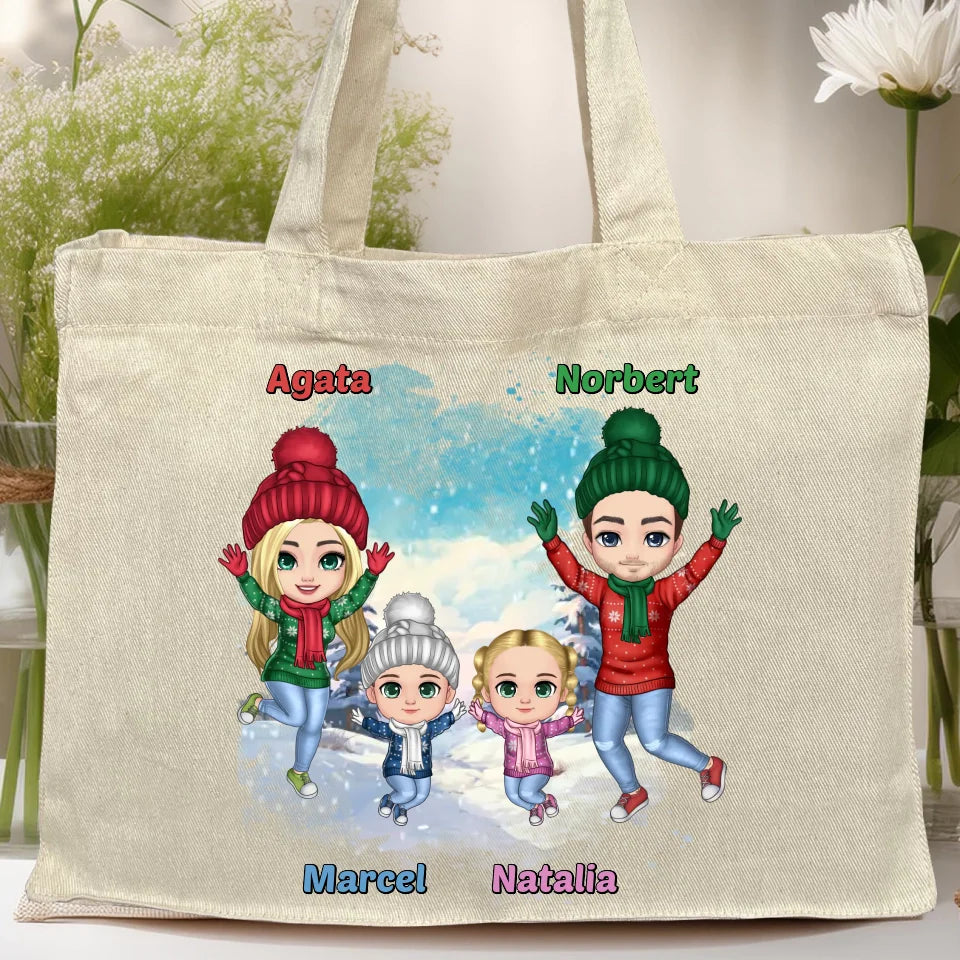 Torba personalizowana świąteczna dla rodziny #812