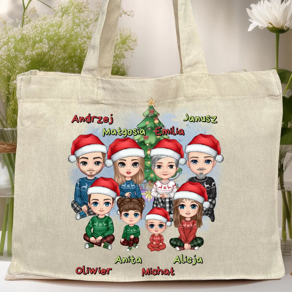 Torba personalizowana świąteczna dla rodziny #811