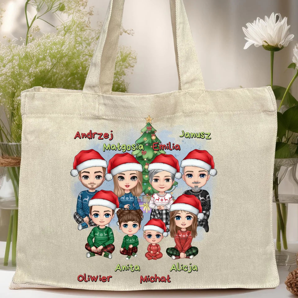 Torba personalizowana świąteczna dla rodziny #811