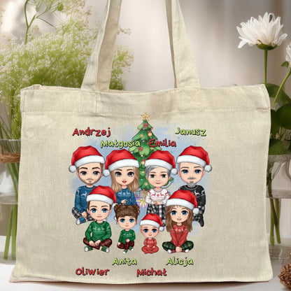 Torba personalizowana świąteczna dla rodziny #811