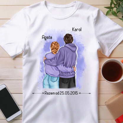 Koszulka personalizowana dla par #67