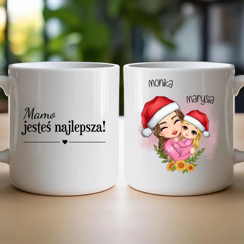 Kubek świąteczny personalizowany dla mamy #330