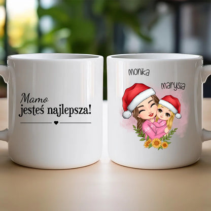 Kubek świąteczny personalizowany dla mamy #330