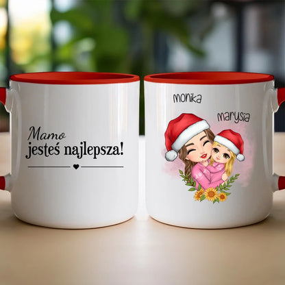 Kubek świąteczny personalizowany dla mamy #330