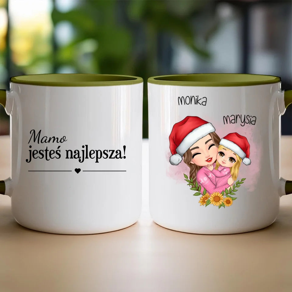 Kubek świąteczny personalizowany dla mamy #330
