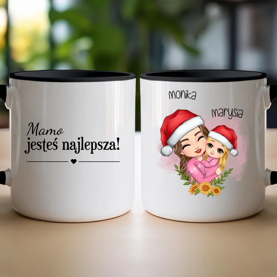 Kubek świąteczny personalizowany dla mamy #330
