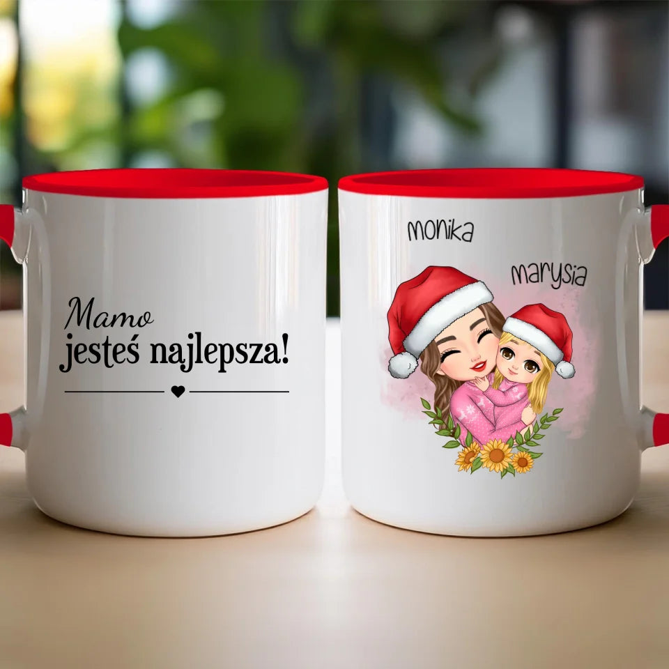 Kubek świąteczny personalizowany dla mamy #330
