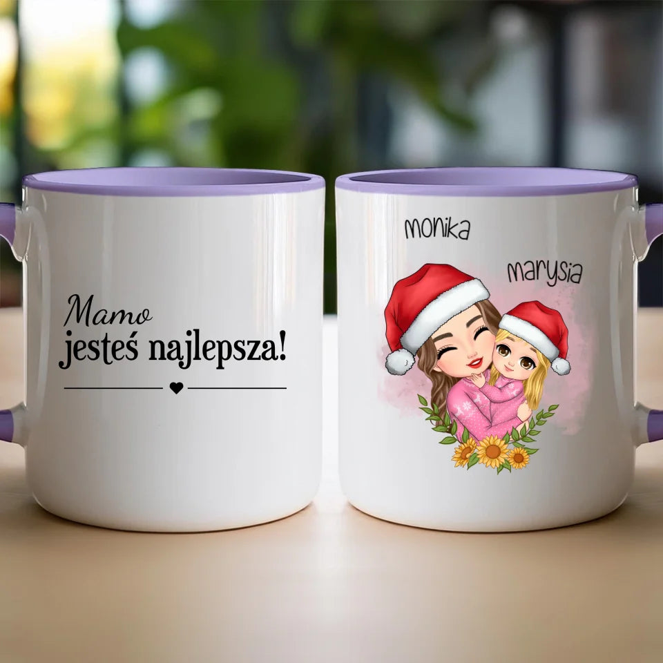 Kubek świąteczny personalizowany dla mamy #330