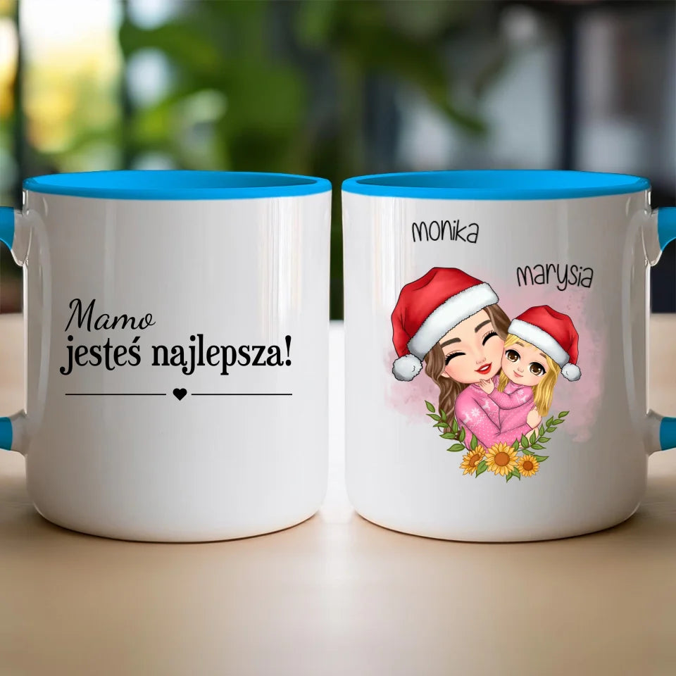 Kubek świąteczny personalizowany dla mamy #330