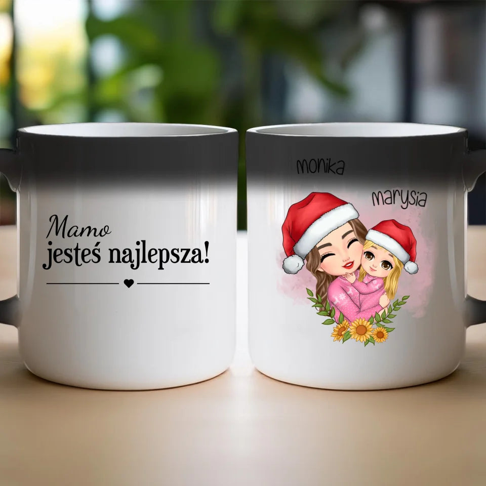 Kubek świąteczny personalizowany dla mamy #330