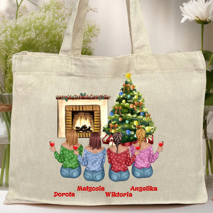 Torba personalizowana świąteczna dla przyjaciółek #129