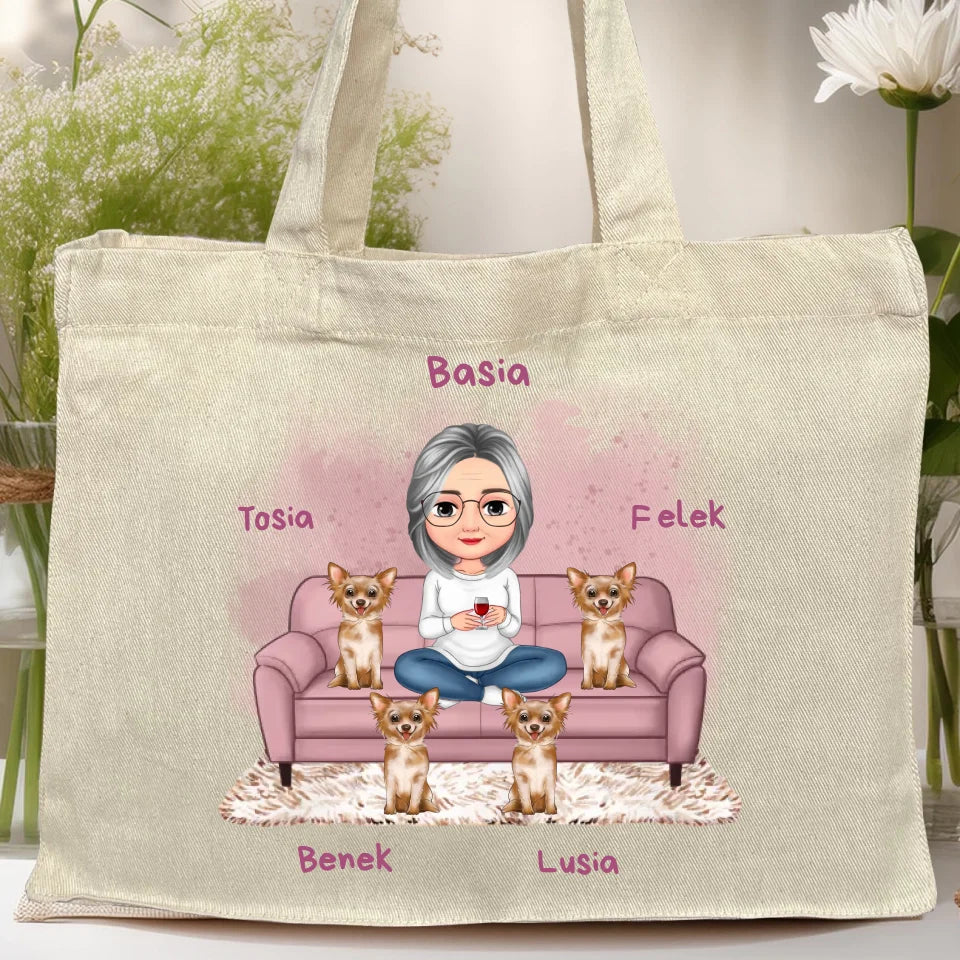 Torba personalizowana dla babci - ze zwierzakami #240