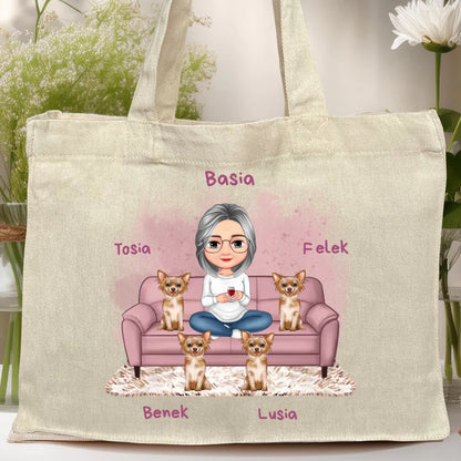 Torba personalizowana dla babci - ze zwierzakami #240