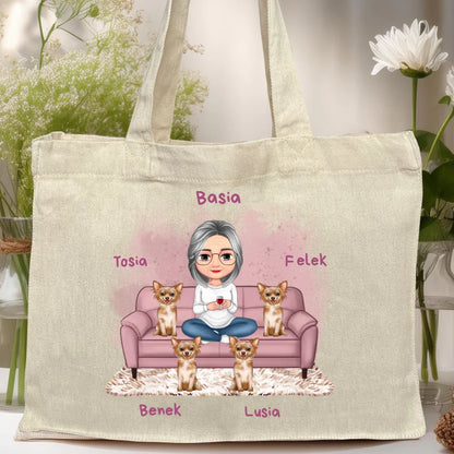 Torba personalizowana dla babci - ze zwierzakami #240