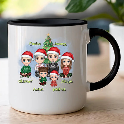 Kubek personalizowany świąteczny dla babci i dziadka #602