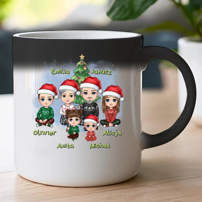 Kubek personalizowany świąteczny dla babci i dziadka #602