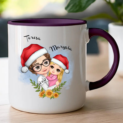 Kubek świąteczny personalizowany dla babci #231