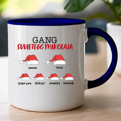 Kubek personalizowana dla rodziny - świąteczna #806