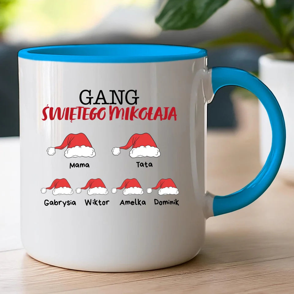Kubek personalizowana dla rodziny - świąteczna #806