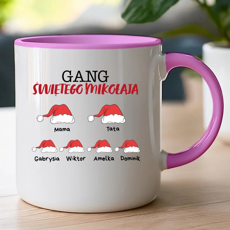 Kubek personalizowana dla rodziny - świąteczna #806