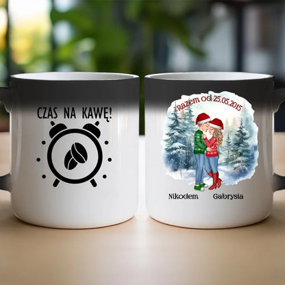 Kubek personalizowany świąteczny dla par #51