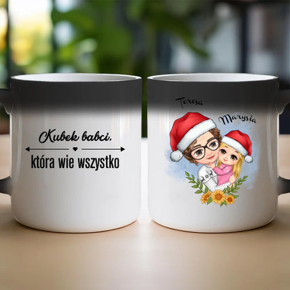 Kubek świąteczny personalizowany dla babci #231
