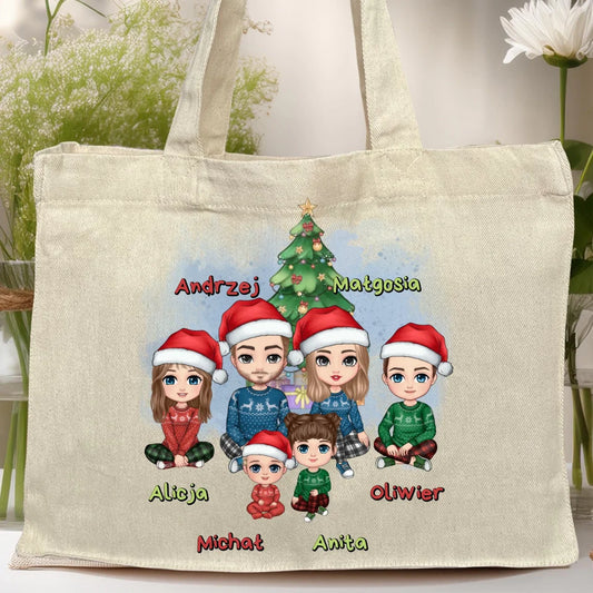 Torba personalizowana świąteczna dla rodziny #809