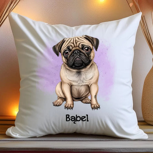 Poduszka personalizowana z psem #42