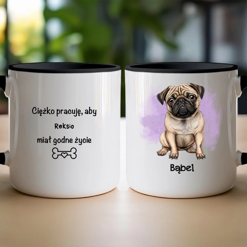 Kubek personalizowany z psem #42