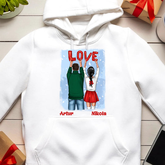 Bluza personalizowana świąteczna dla par #53