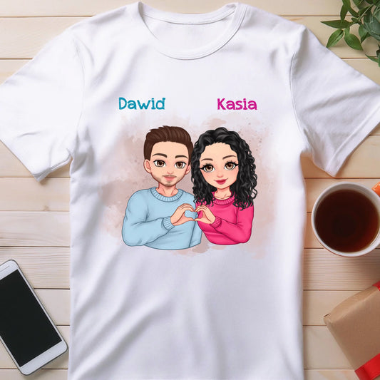 Koszulka personalizowana dla par #60