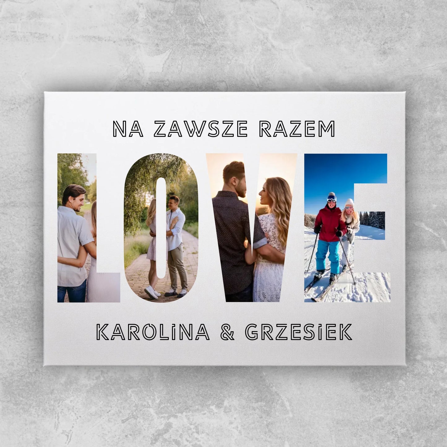 Obraz z własnym zdjęciem - Love #4