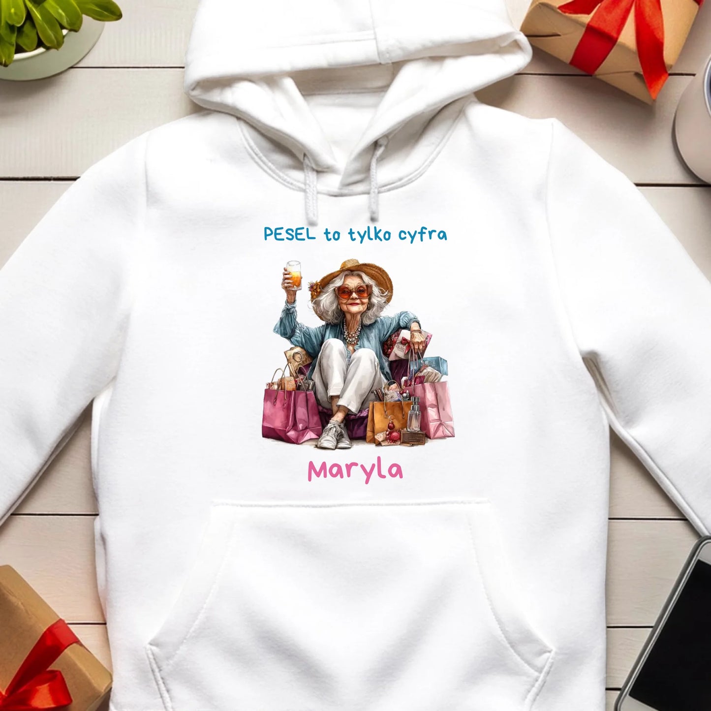 Bluza personalizowana dla starszej pani #405