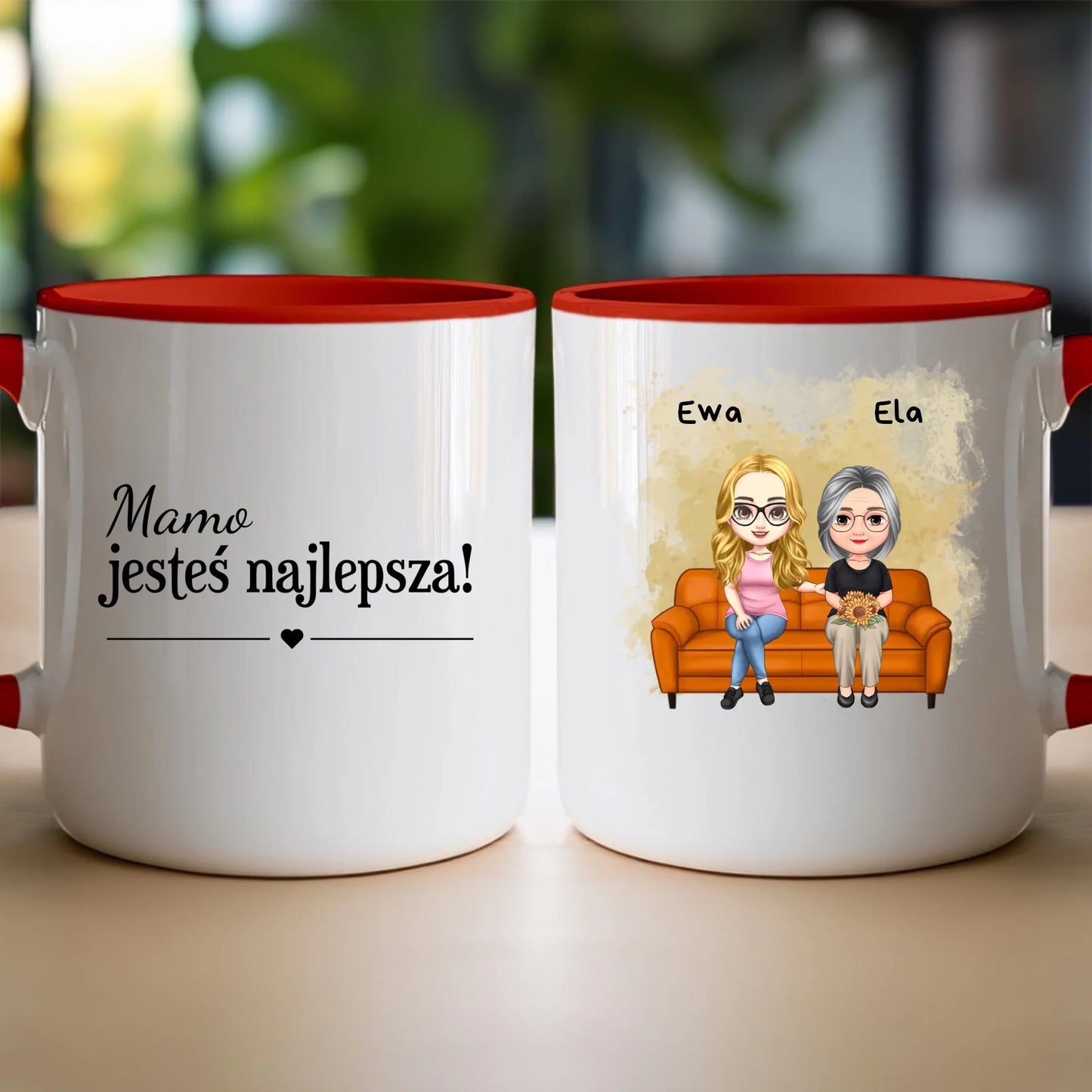 Kubek personalizowany dla mamy i córki #314