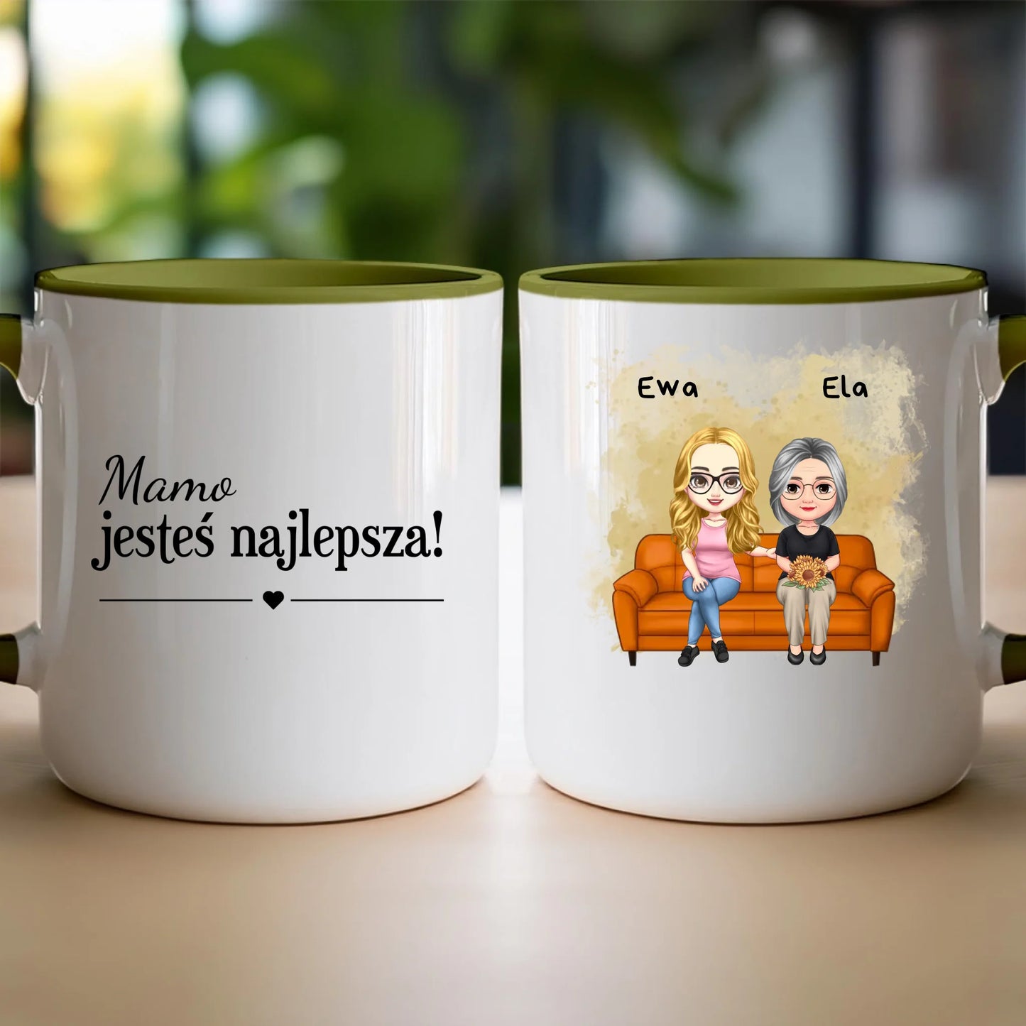 Kubek personalizowany dla mamy i córki #314