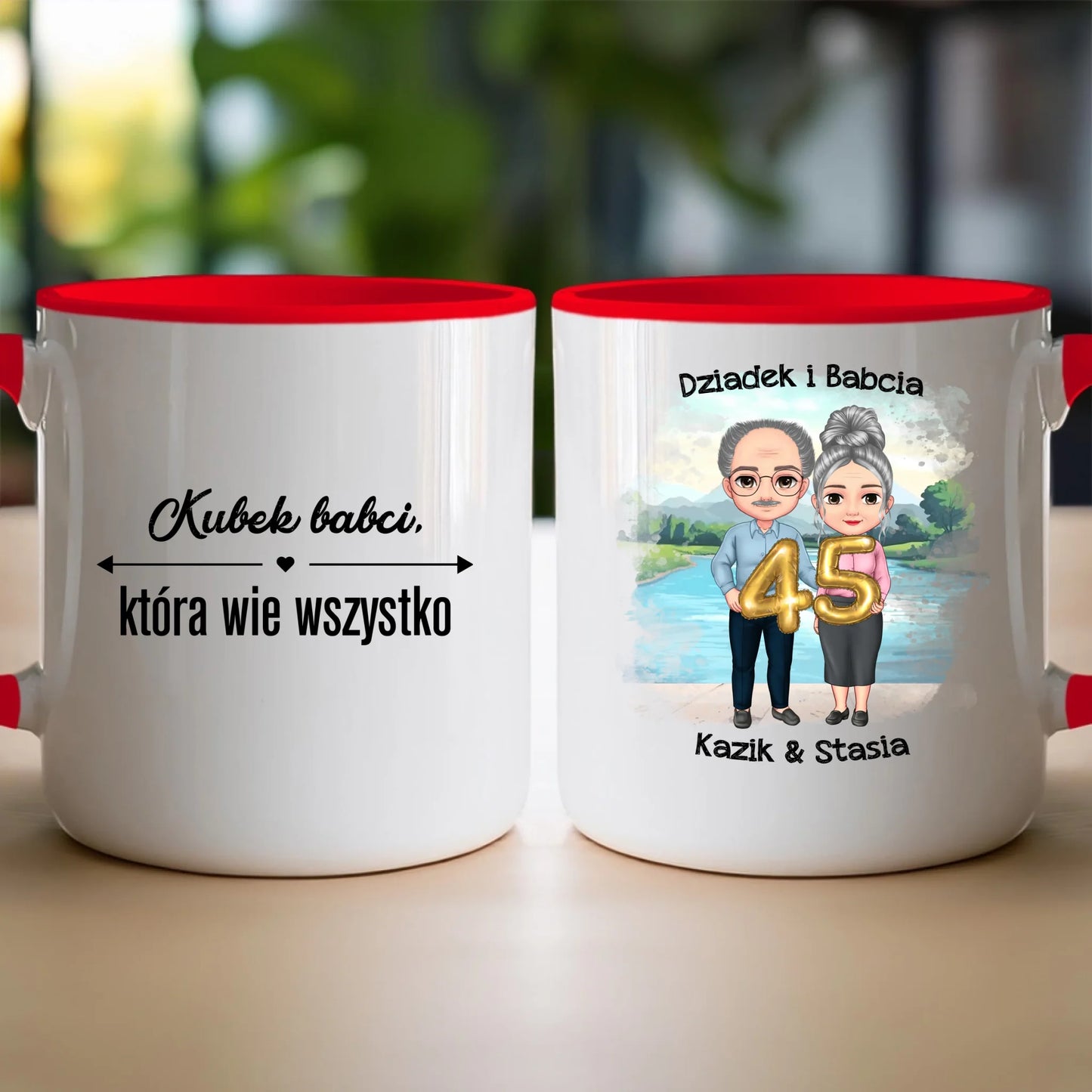 Kubek personalizowany dla babci i dziadka #606