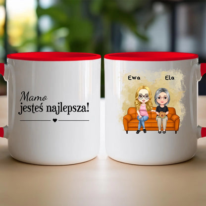 Kubek personalizowany dla mamy i córki #314