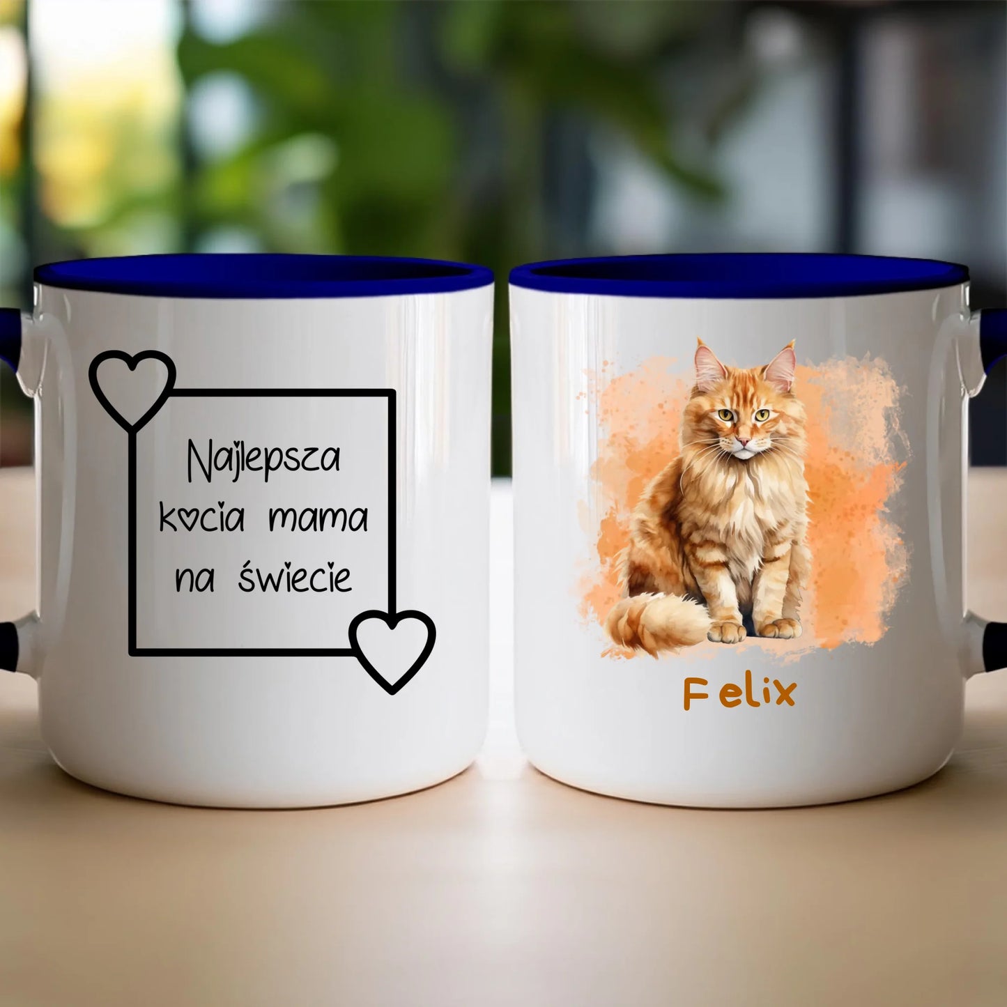 Kubek personalizowany z kotem #1000