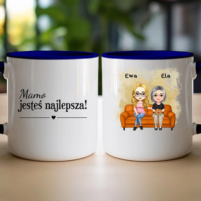 Kubek personalizowany dla mamy i córki #314