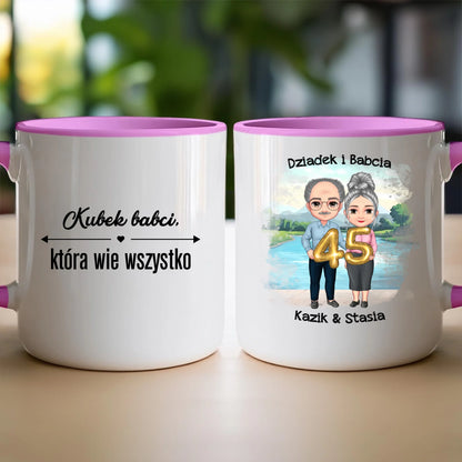 Kubek personalizowany dla babci i dziadka #606